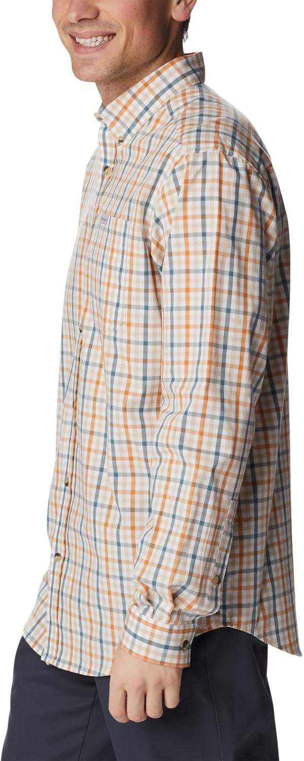 imageColumbia Mens Rapid Rivers Ii Long Sleeve ShirtAncient Fossil Multi Gingham Orange