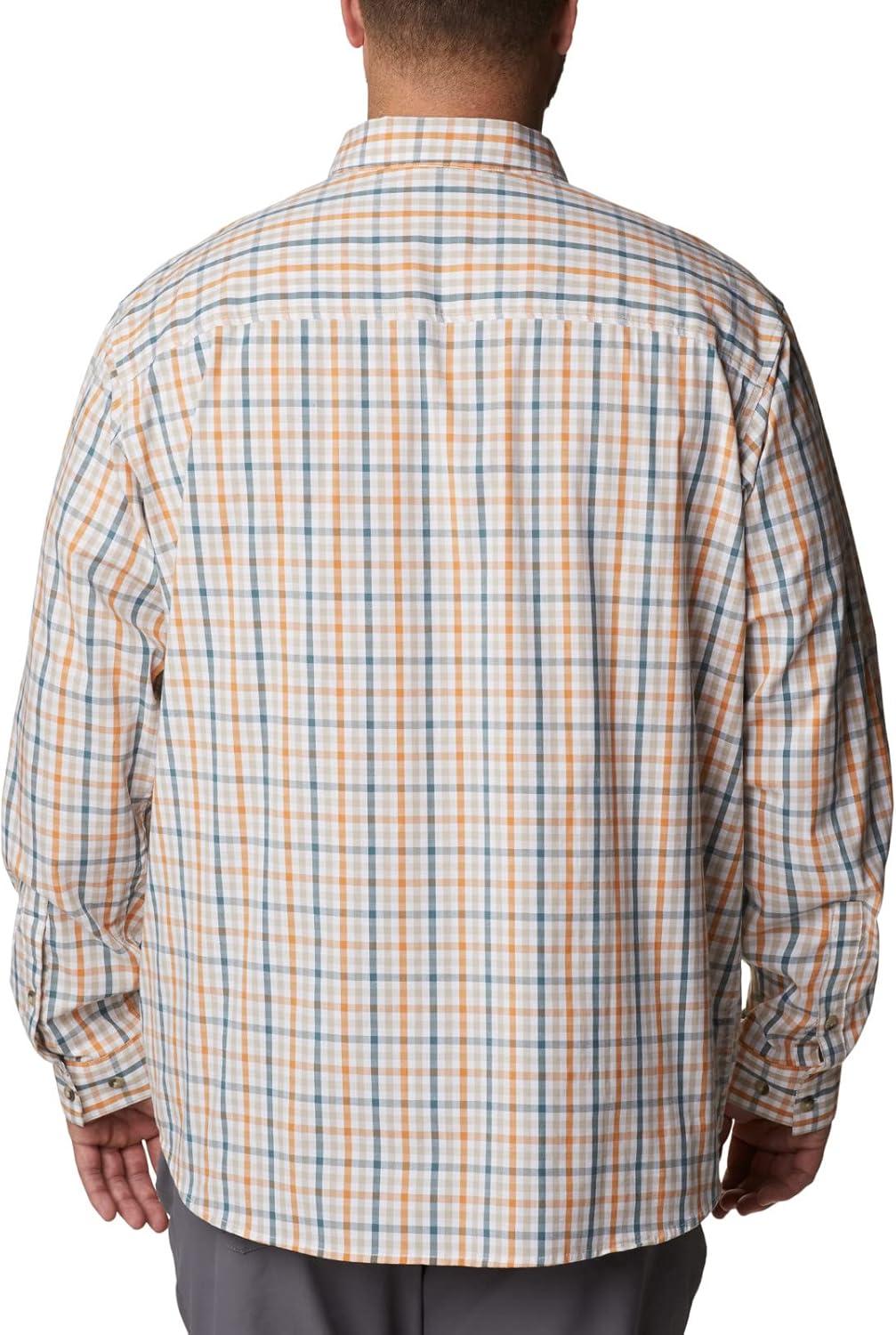 imageColumbia Mens Rapid Rivers Ii Long Sleeve ShirtAncient Fossil Multi Gingham Orange
