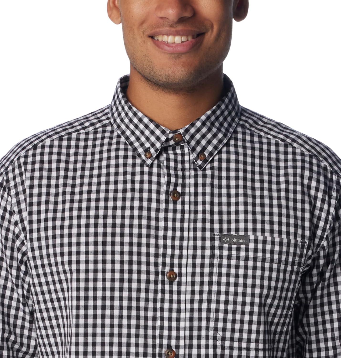 imageColumbia Mens Rapid Rivers Ii Long Sleeve ShirtBlack Everyday Gingham