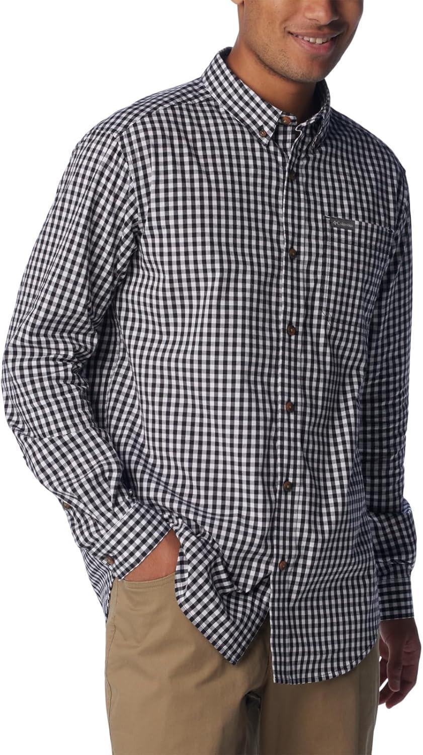 imageColumbia Mens Rapid Rivers Ii Long Sleeve ShirtBlack Everyday Gingham