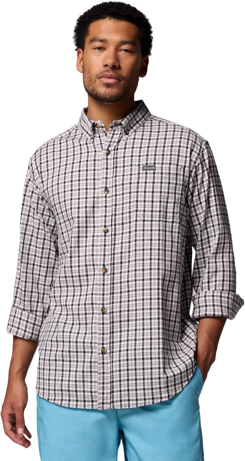 imageColumbia Mens Rapid Rivers Ii Long Sleeve ShirtBlack Trail Crossing Gingham