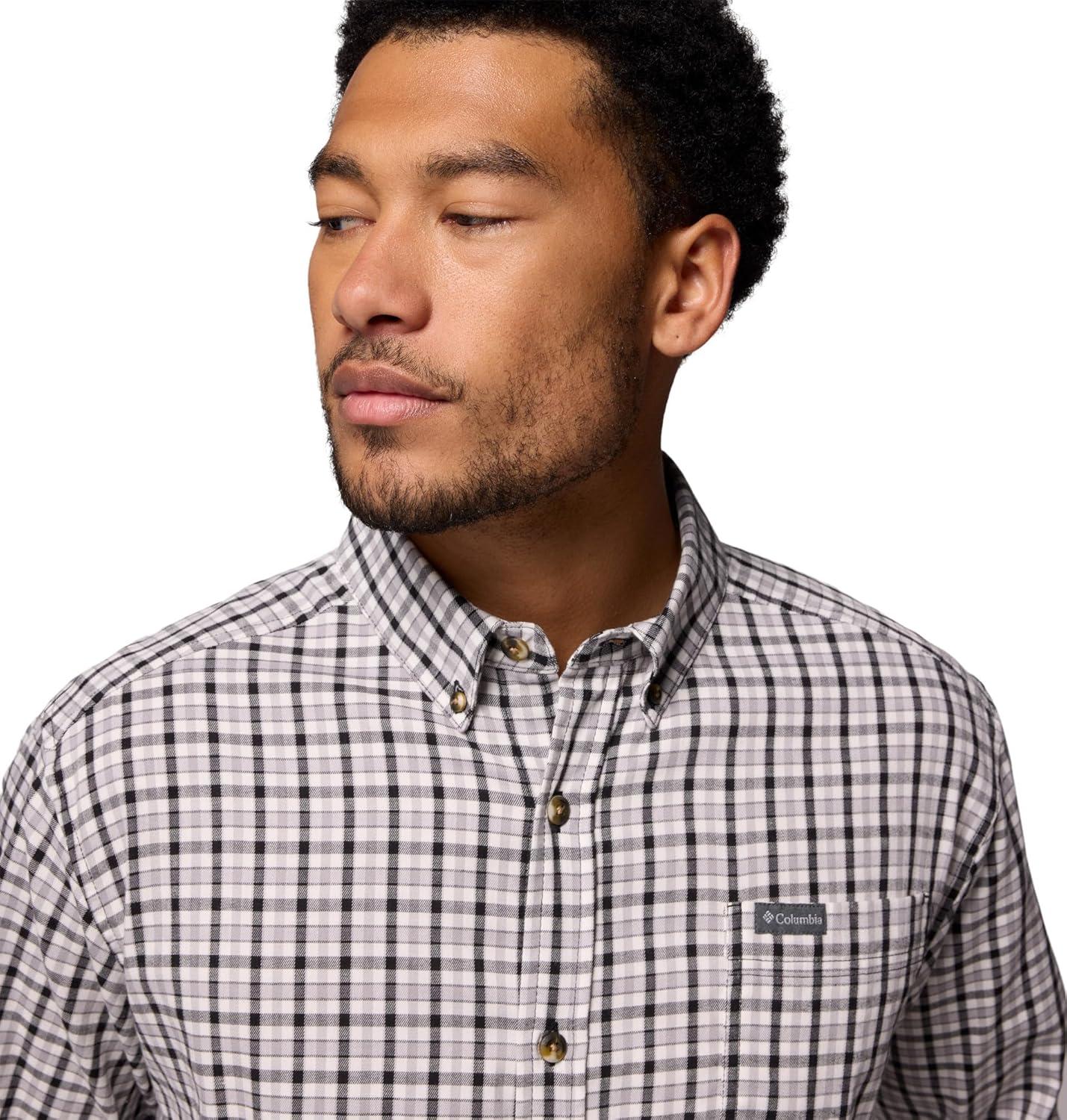 imageColumbia Mens Rapid Rivers Ii Long Sleeve ShirtBlack Trail Crossing Gingham