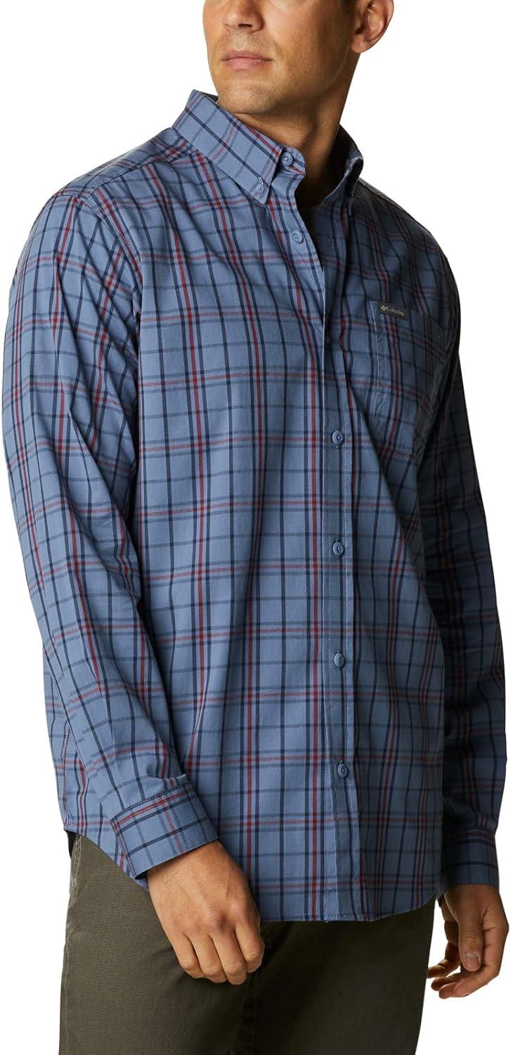 imageColumbia Mens Rapid Rivers Ii Long Sleeve ShirtBluestone Tartan Grid