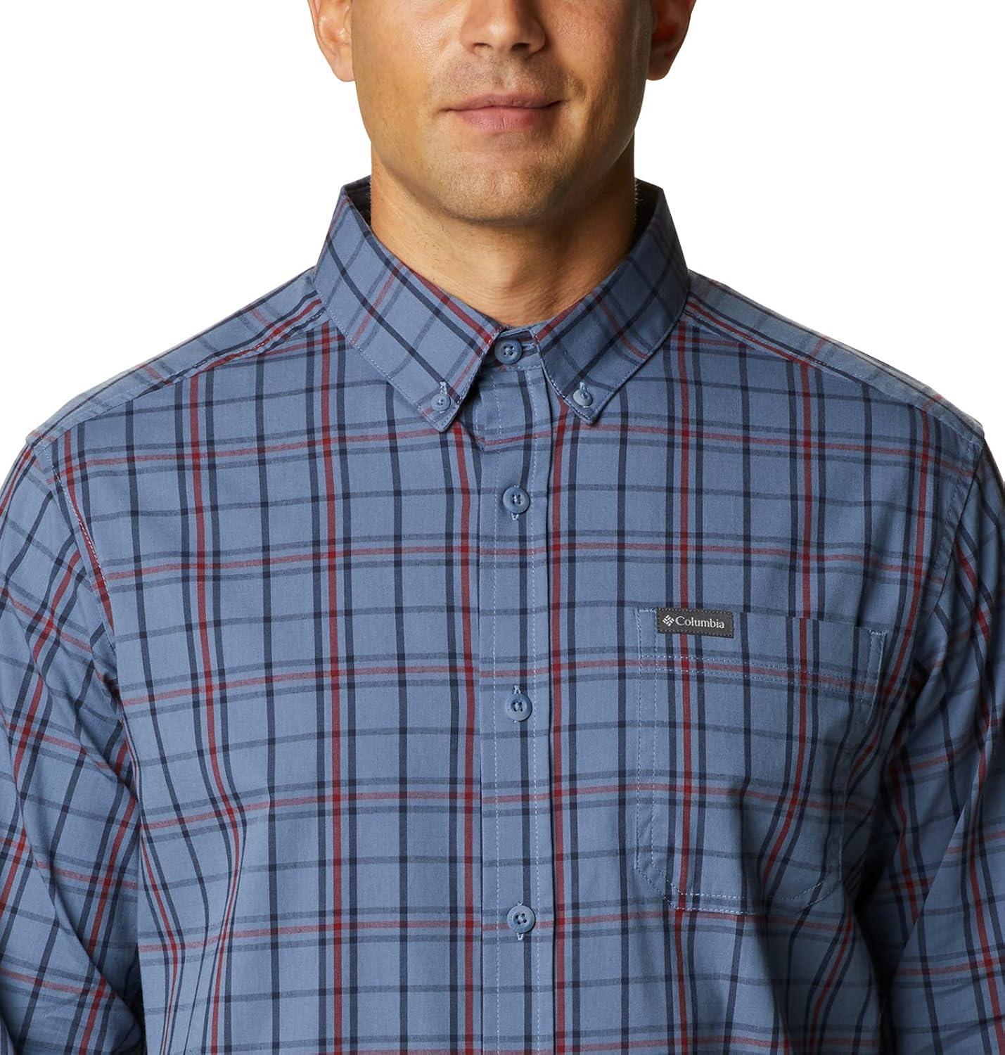 imageColumbia Mens Rapid Rivers Ii Long Sleeve ShirtBluestone Tartan Grid
