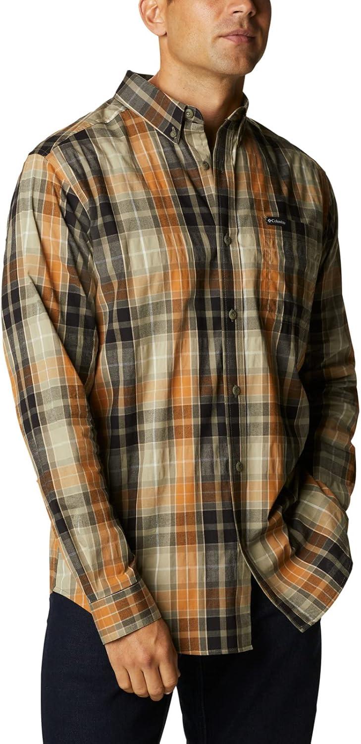 imageColumbia Mens Rapid Rivers Ii Long Sleeve ShirtCanyon Gold Multi Plaid