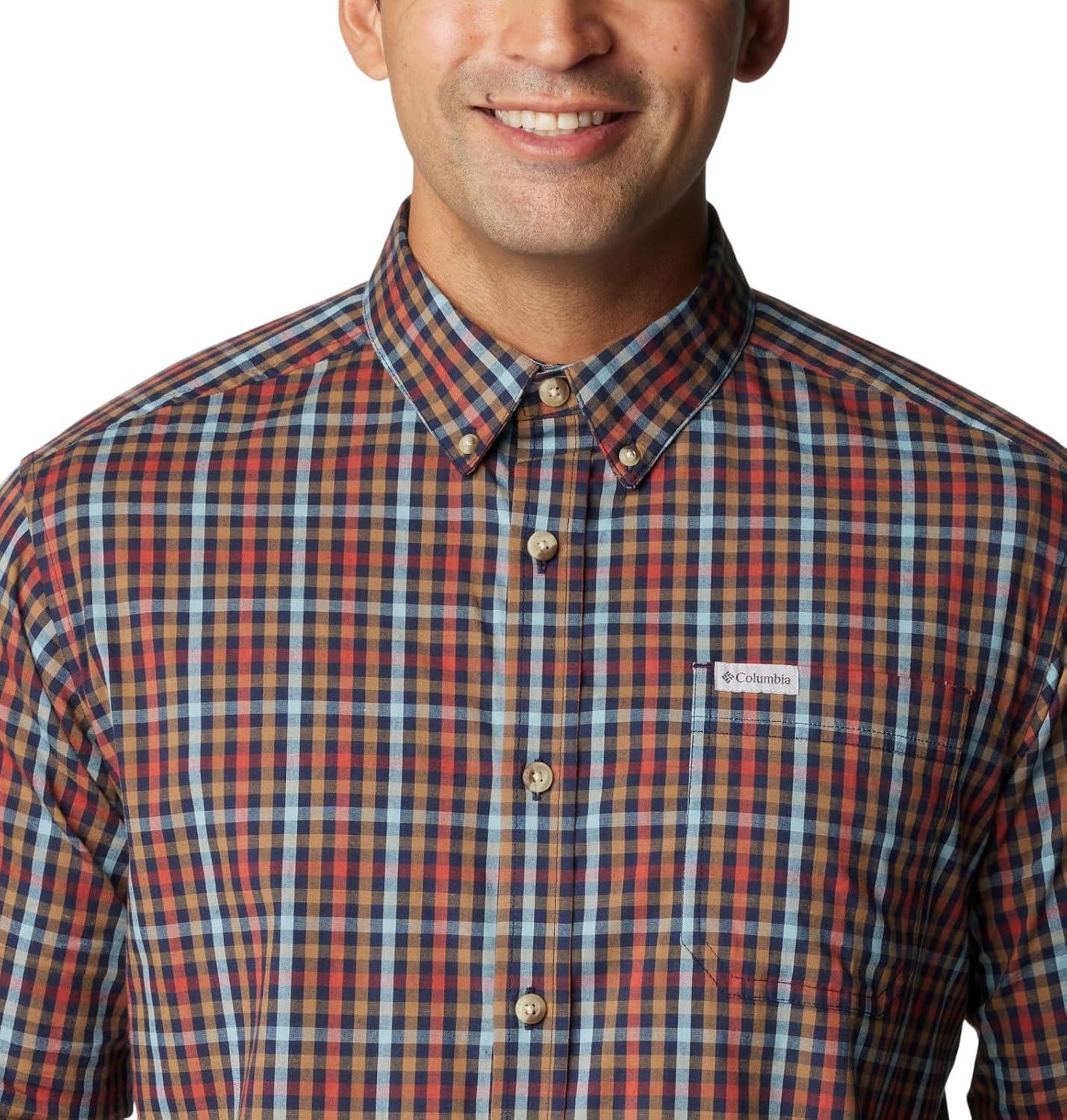 imageColumbia Mens Rapid Rivers Ii Long Sleeve ShirtCollegiate Navy Everyday Gingham