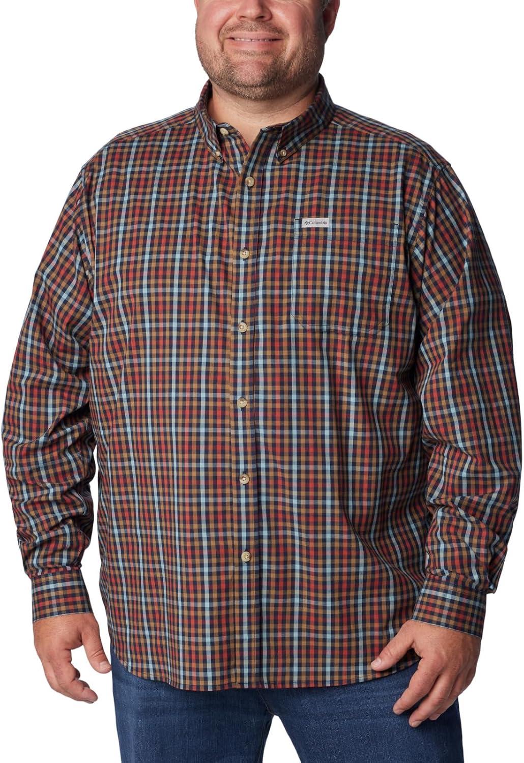 imageColumbia Mens Rapid Rivers Ii Long Sleeve ShirtCollegiate Navy Everyday Gingham