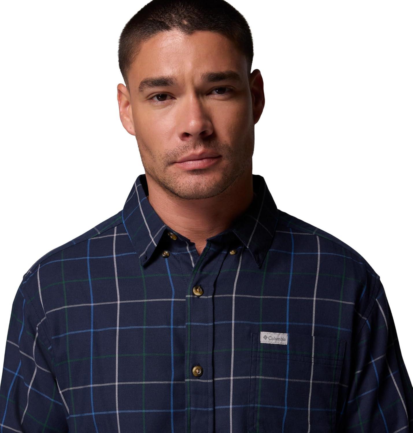 imageColumbia Mens Rapid Rivers Ii Long Sleeve ShirtCollegiate Navy Tattersall