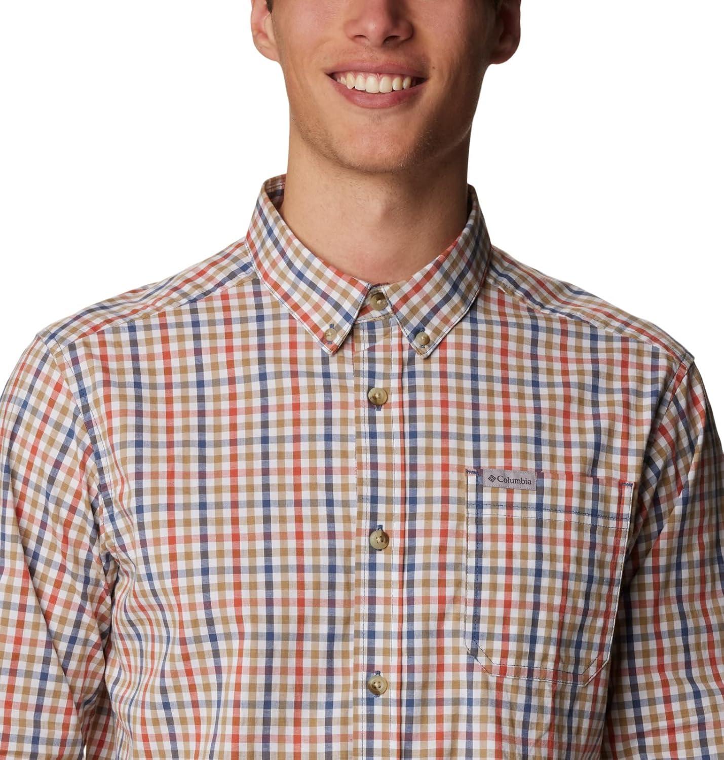 imageColumbia Mens Rapid Rivers Ii Long Sleeve ShirtDark Mountain Everyday Gingham