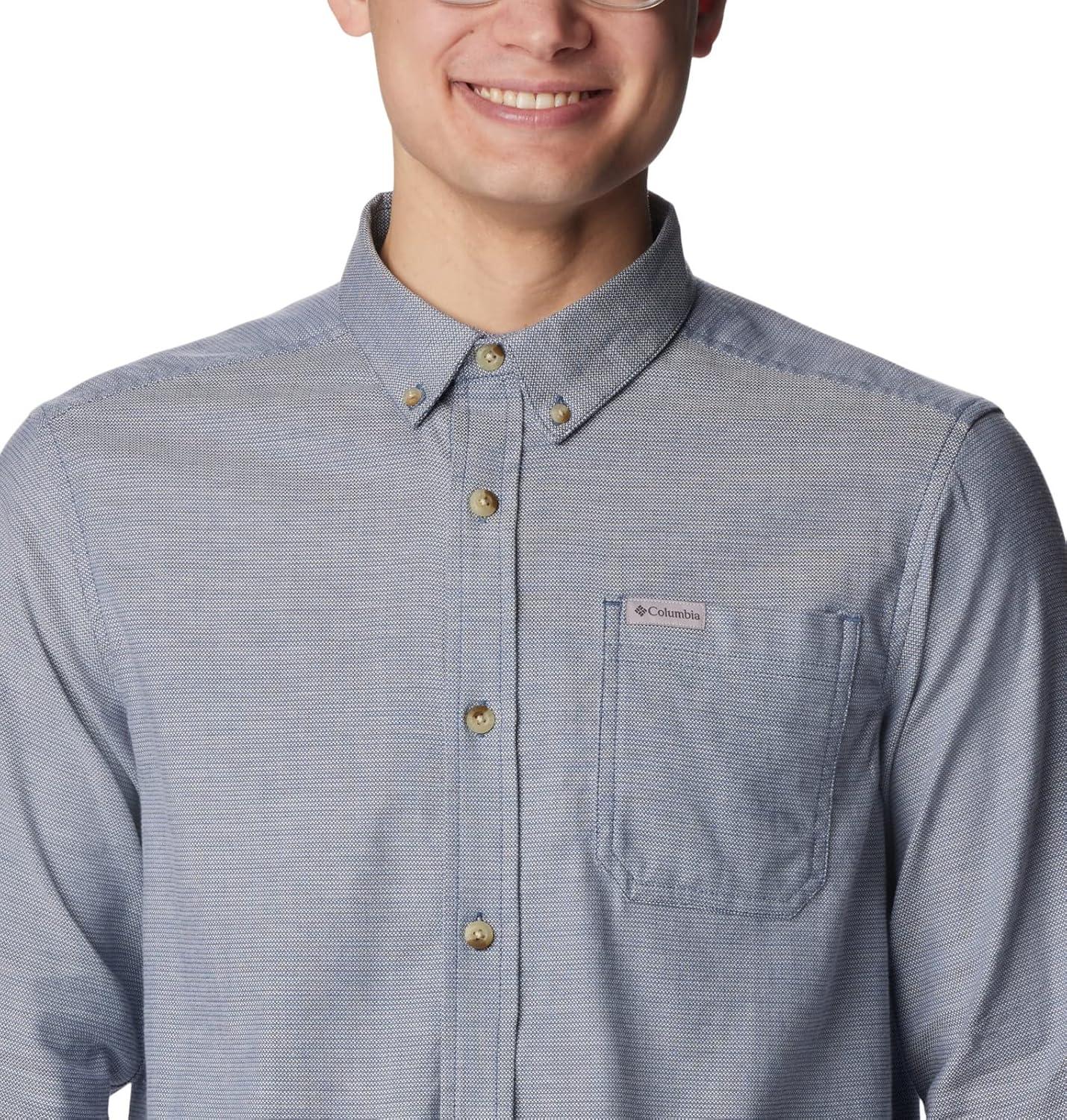 imageColumbia Mens Rapid Rivers Ii Long Sleeve ShirtDark Mountain Oxford