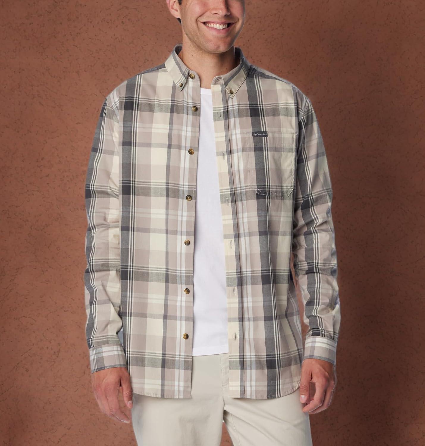 imageColumbia Mens Rapid Rivers Ii Long Sleeve ShirtFlint Grey Multi