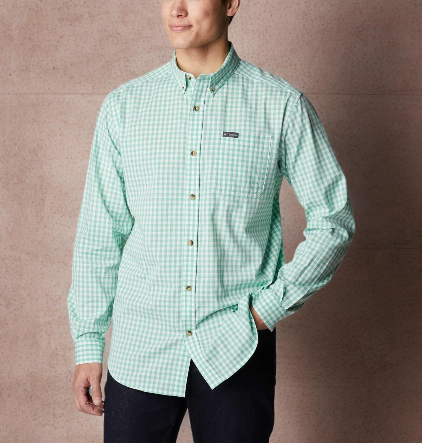 imageColumbia Mens Rapid Rivers Ii Long Sleeve ShirtKelp Gingham