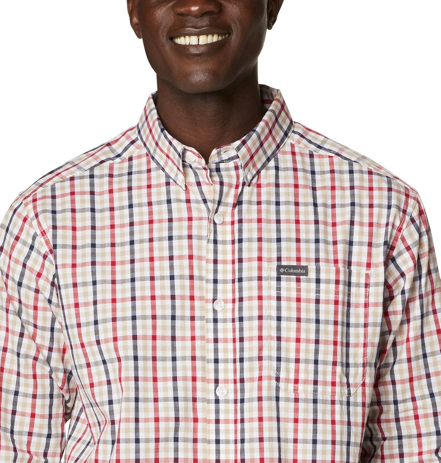imageColumbia Mens Rapid Rivers Ii Long Sleeve ShirtMountain Red Multi Gingham