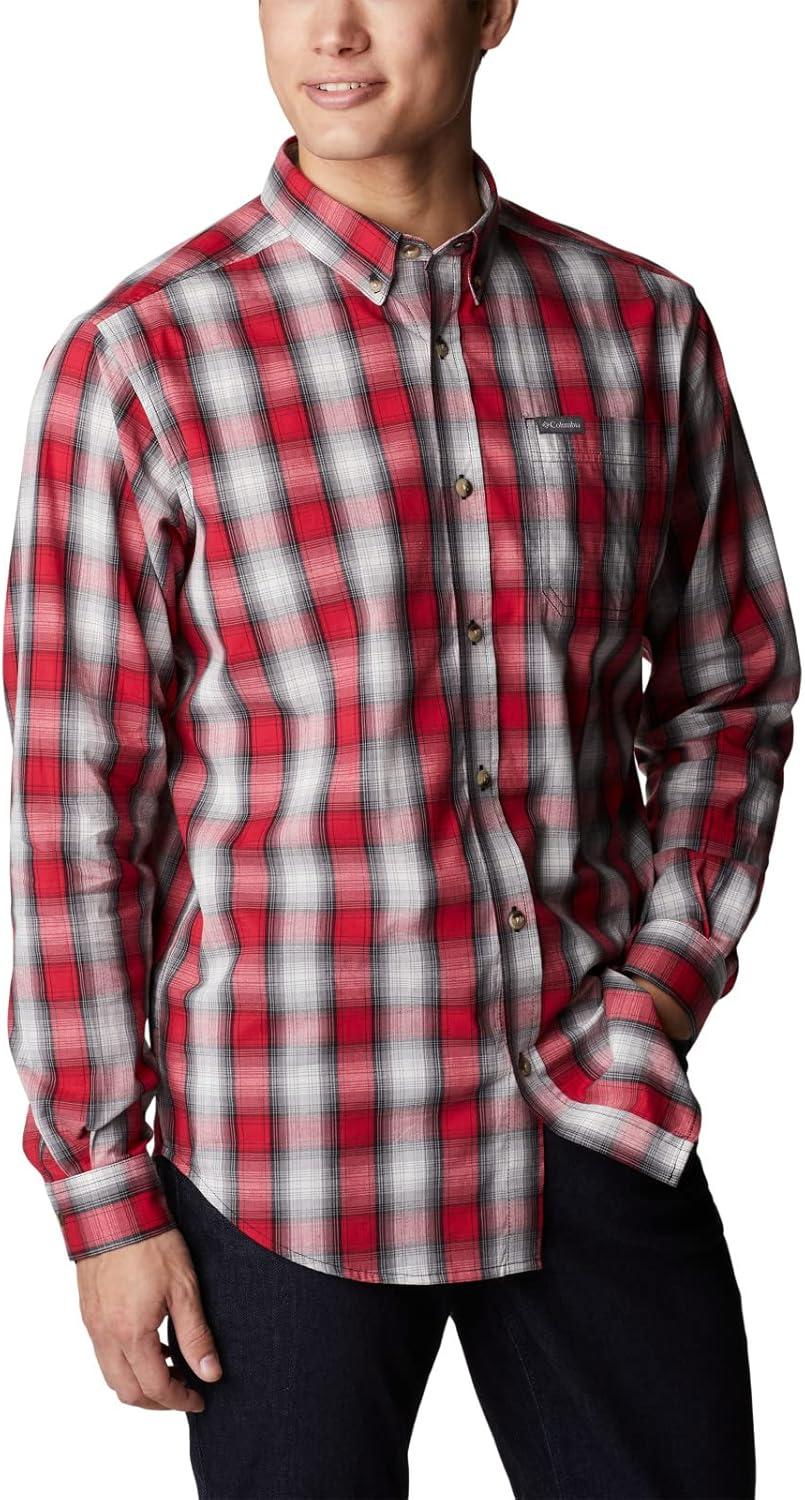imageColumbia Mens Rapid Rivers Ii Long Sleeve ShirtMountain Red Soft Ombre