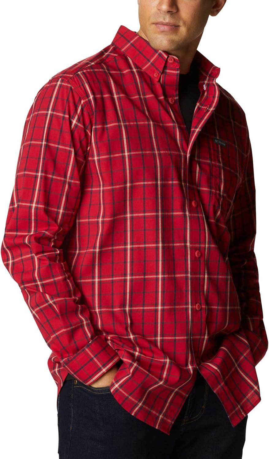 imageColumbia Mens Rapid Rivers Ii Long Sleeve ShirtMountain Red Tartan Grid
