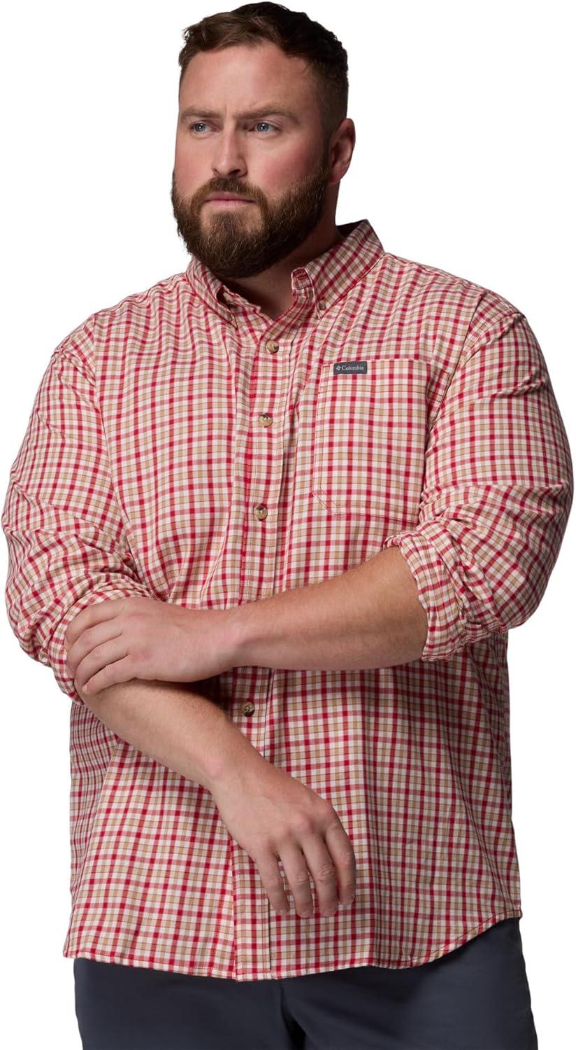 imageColumbia Mens Rapid Rivers Ii Long Sleeve ShirtMtn Red Trail Crossing Gingham