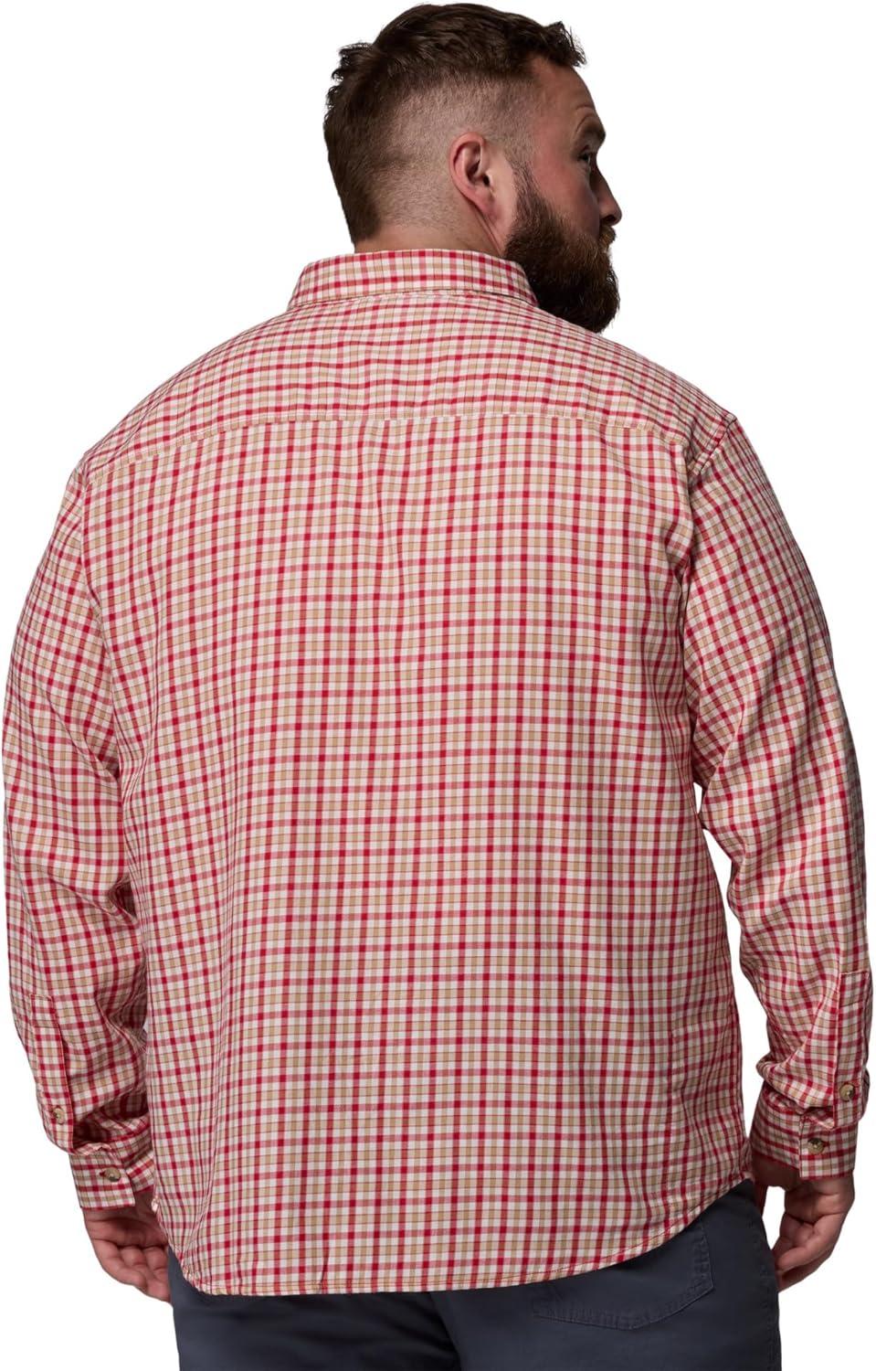 imageColumbia Mens Rapid Rivers Ii Long Sleeve ShirtMtn Red Trail Crossing Gingham