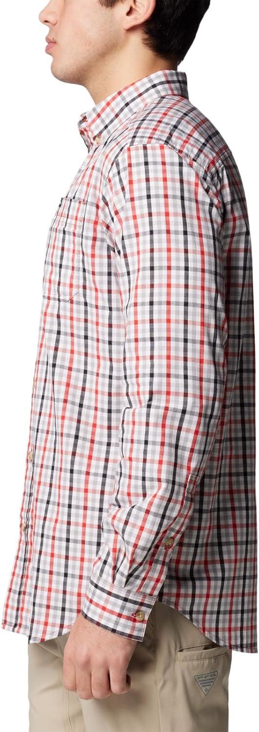 imageColumbia Mens Rapid Rivers Ii Long Sleeve ShirtSail Red Everyday Gingham
