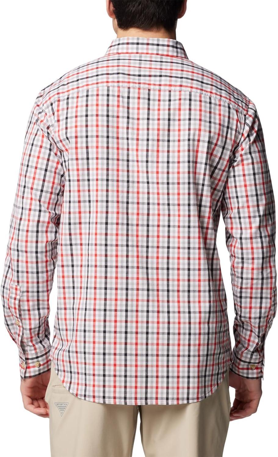 imageColumbia Mens Rapid Rivers Ii Long Sleeve ShirtSail Red Everyday Gingham