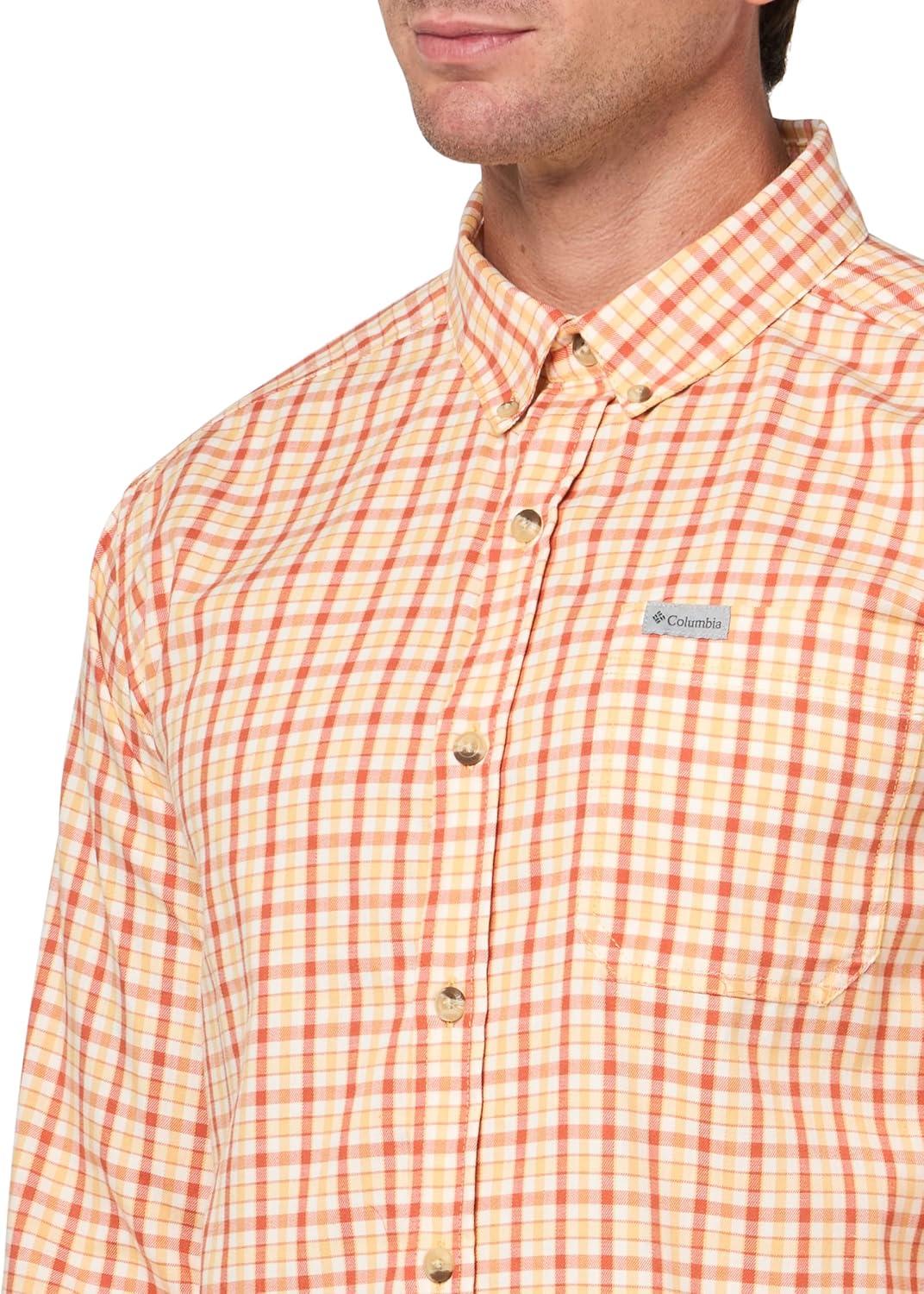 imageColumbia Mens Rapid Rivers Ii Long Sleeve ShirtSand Dune Trail Crossing Gingham