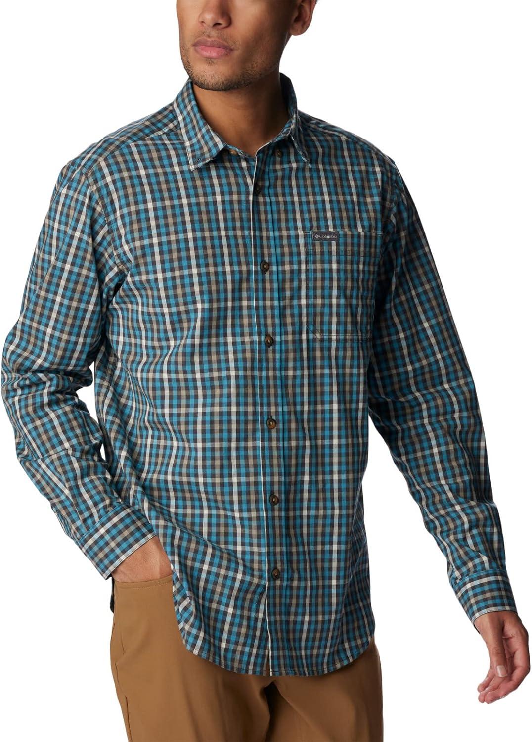 imageColumbia Mens Rapid Rivers Ii Long Sleeve ShirtShark Everyday Gingham