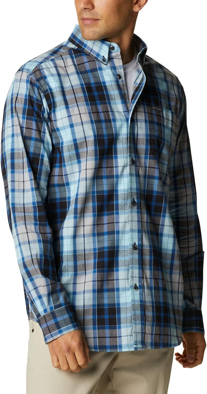 imageColumbia Mens Rapid Rivers Ii Long Sleeve ShirtSky Blue Multi Plaid