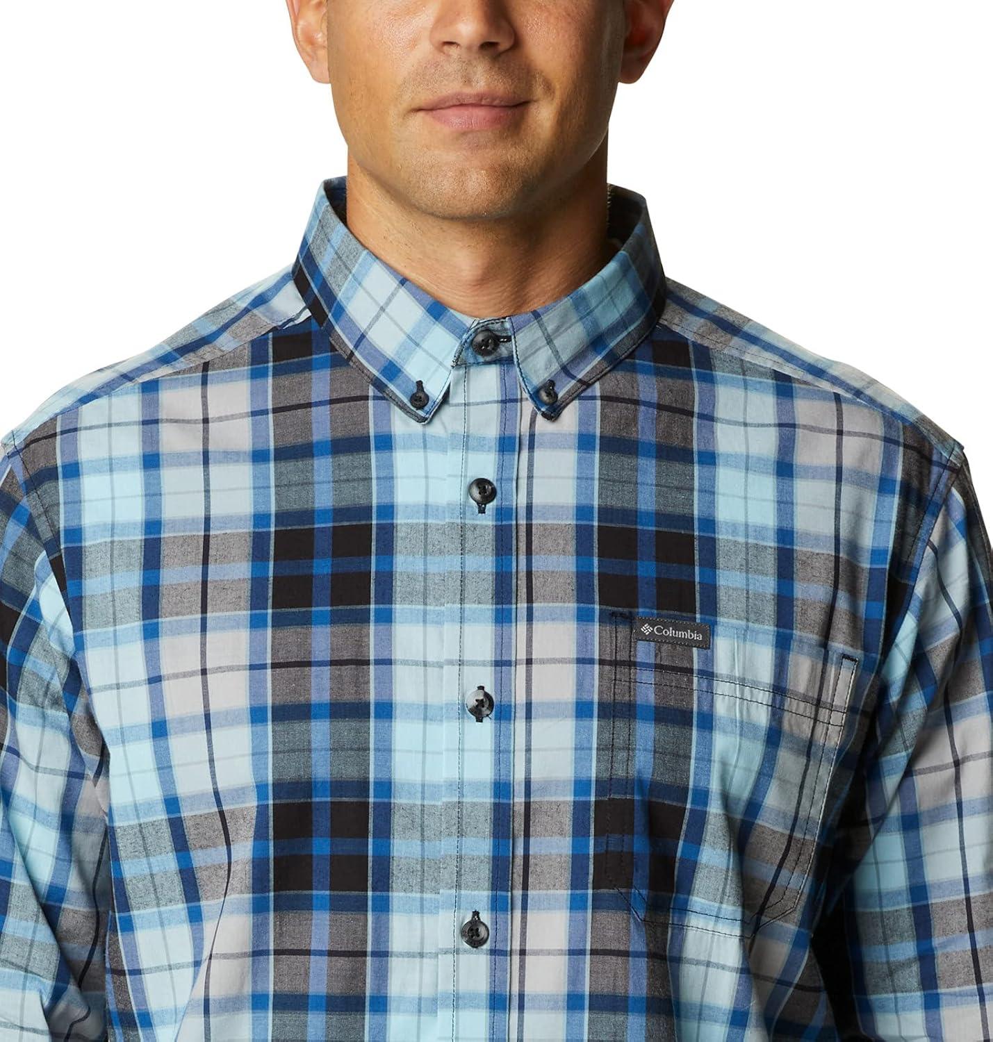 imageColumbia Mens Rapid Rivers Ii Long Sleeve ShirtSky Blue Multi Plaid