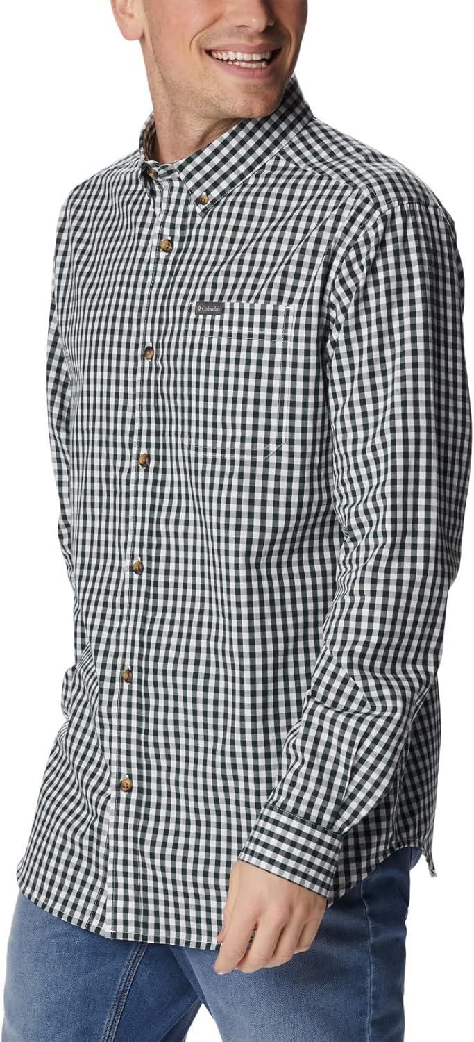 imageColumbia Mens Rapid Rivers Ii Long Sleeve ShirtSpruce Gingham