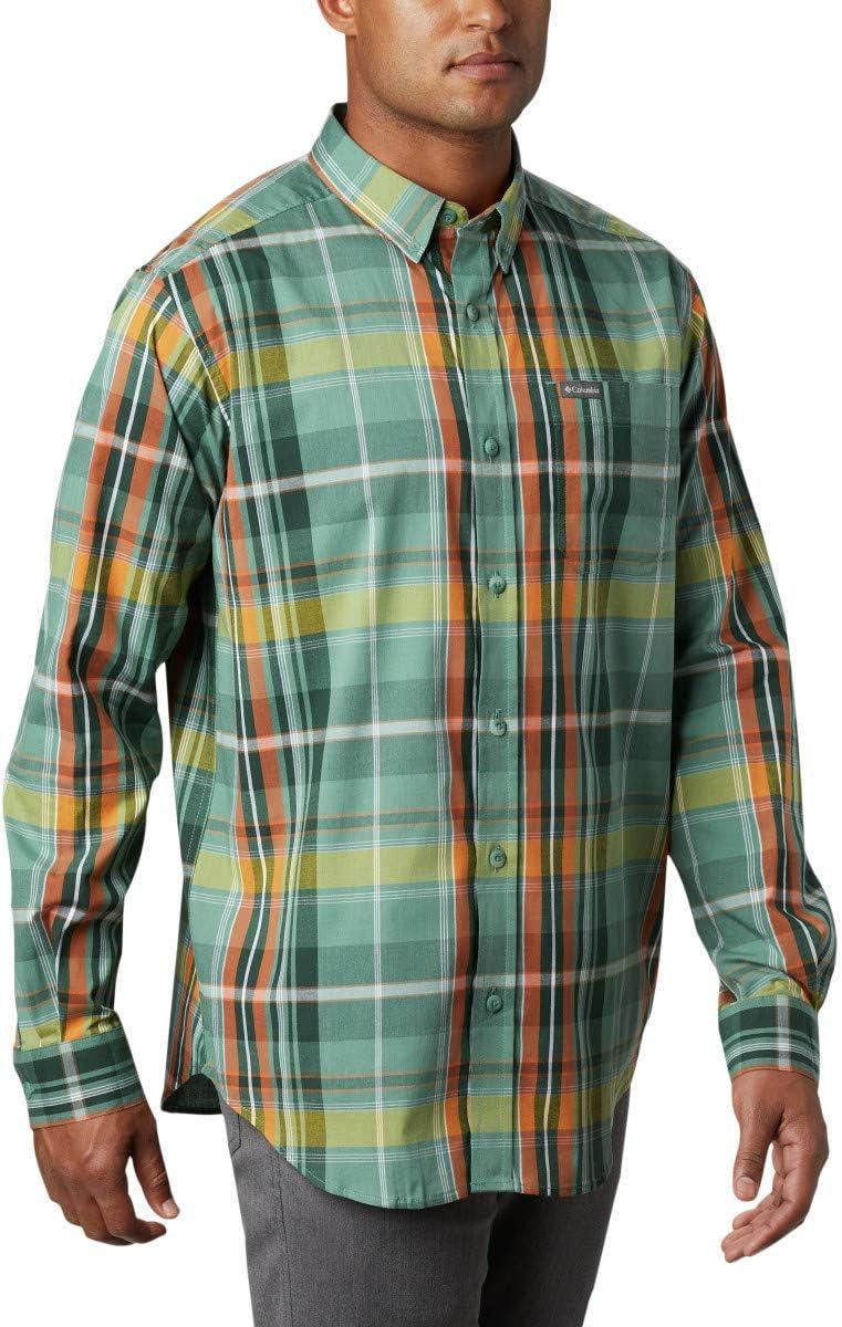 imageColumbia Mens Rapid Rivers Ii Long Sleeve ShirtThyme Green Oversize Plaid