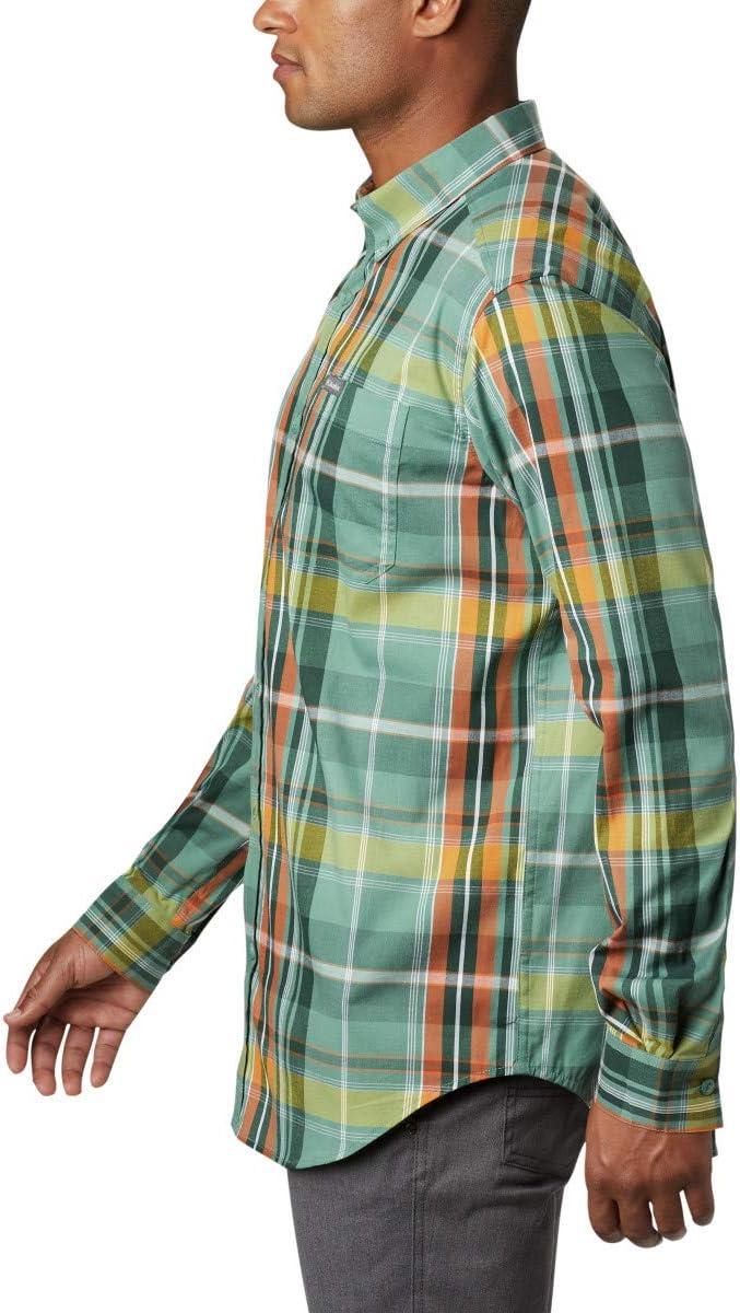 imageColumbia Mens Rapid Rivers Ii Long Sleeve ShirtThyme Green Oversize Plaid