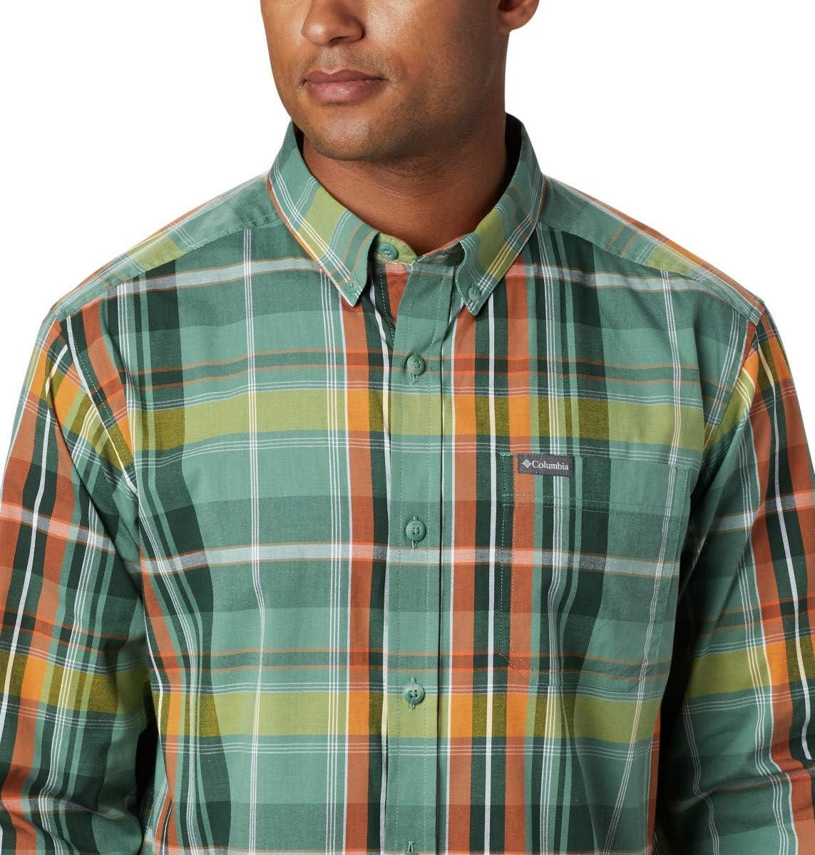 imageColumbia Mens Rapid Rivers Ii Long Sleeve ShirtThyme Green Oversize Plaid