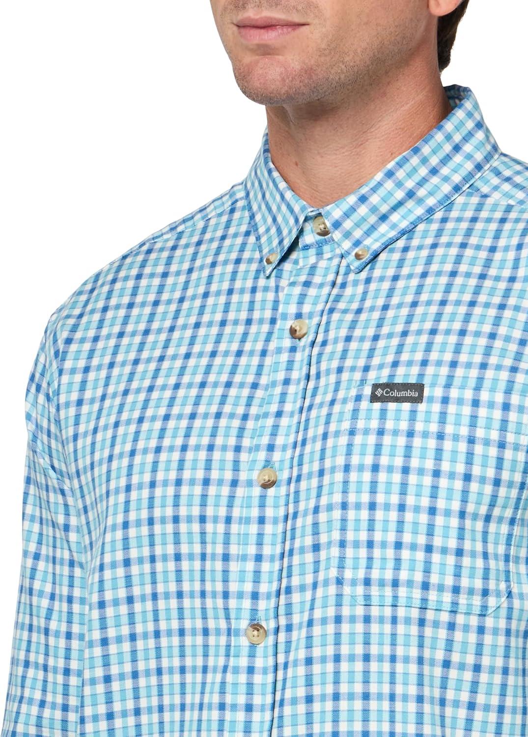imageColumbia Mens Rapid Rivers Ii Long Sleeve ShirtVintage Blue Trail Crossing Gingham