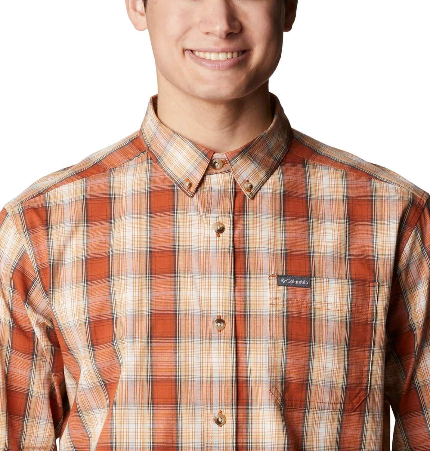 imageColumbia Mens Rapid Rivers Ii Long Sleeve ShirtWarm Copper Soft Ombre
