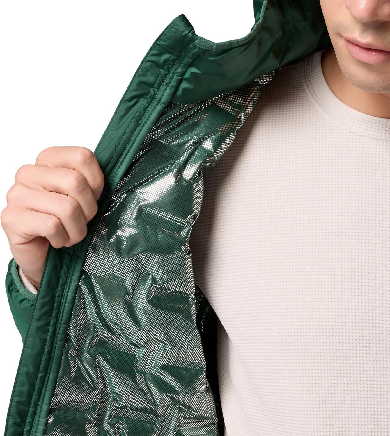 imageColumbia mens Delta Ridge II Down Hooded JacketRain Forest