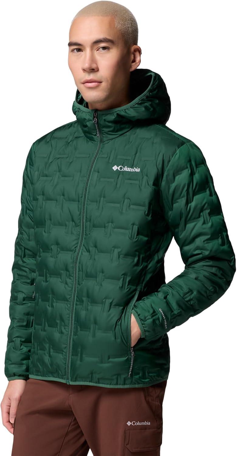 imageColumbia mens Delta Ridge II Down Hooded JacketRain Forest