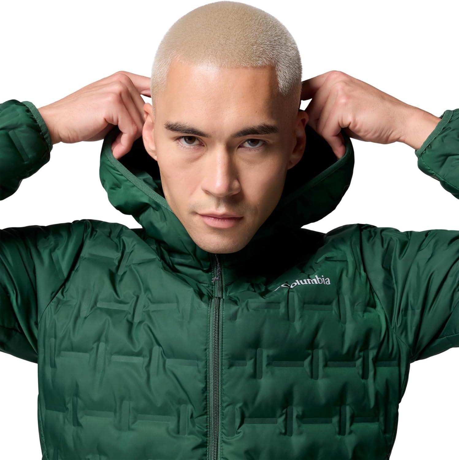 imageColumbia mens Delta Ridge II Down Hooded JacketRain Forest
