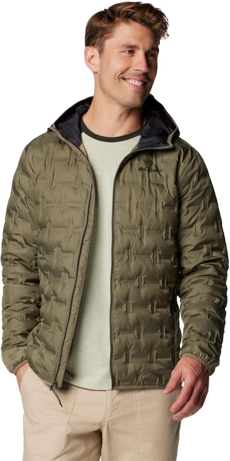 imageColumbia mens Delta Ridge II Down Hooded JacketStone Green