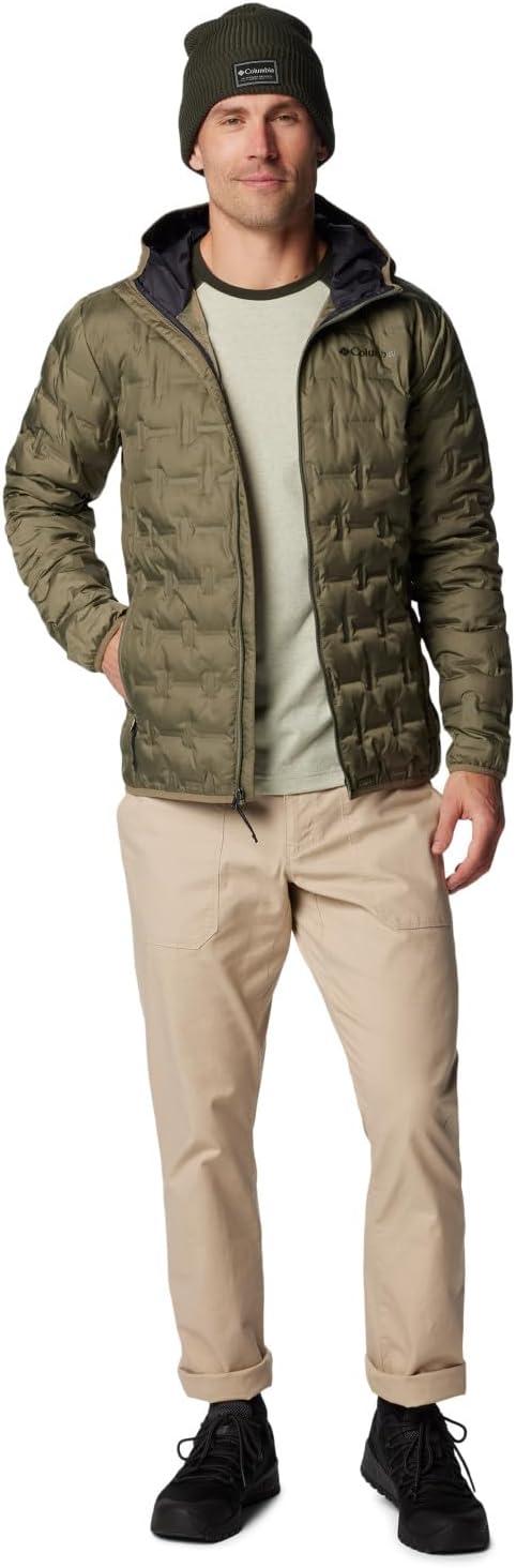 imageColumbia mens Delta Ridge II Down Hooded JacketStone Green