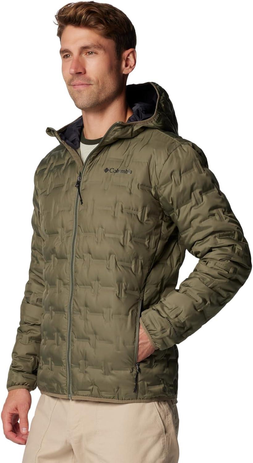imageColumbia mens Delta Ridge II Down Hooded JacketStone Green