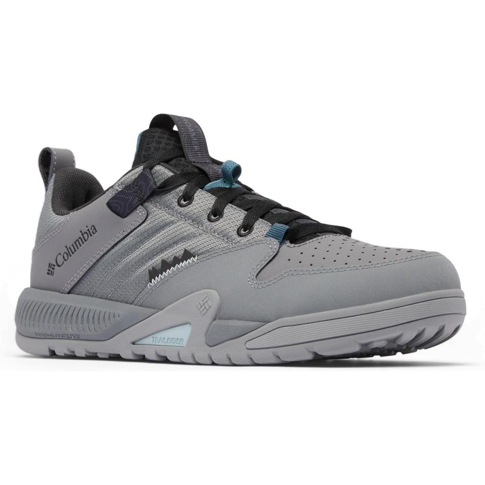 imageColumbia Mens Landroamer Trailrider Hiking ShoesTitanium Grey SteelCrushed Blue