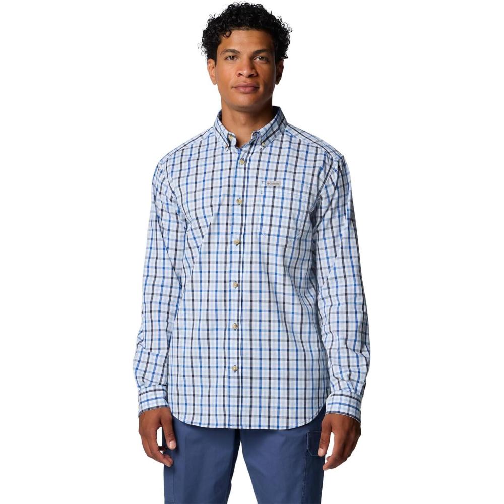imageColumbia Mens Rapid Rivers Ii Long Sleeve ShirtMountain Blue Everyday Gingham
