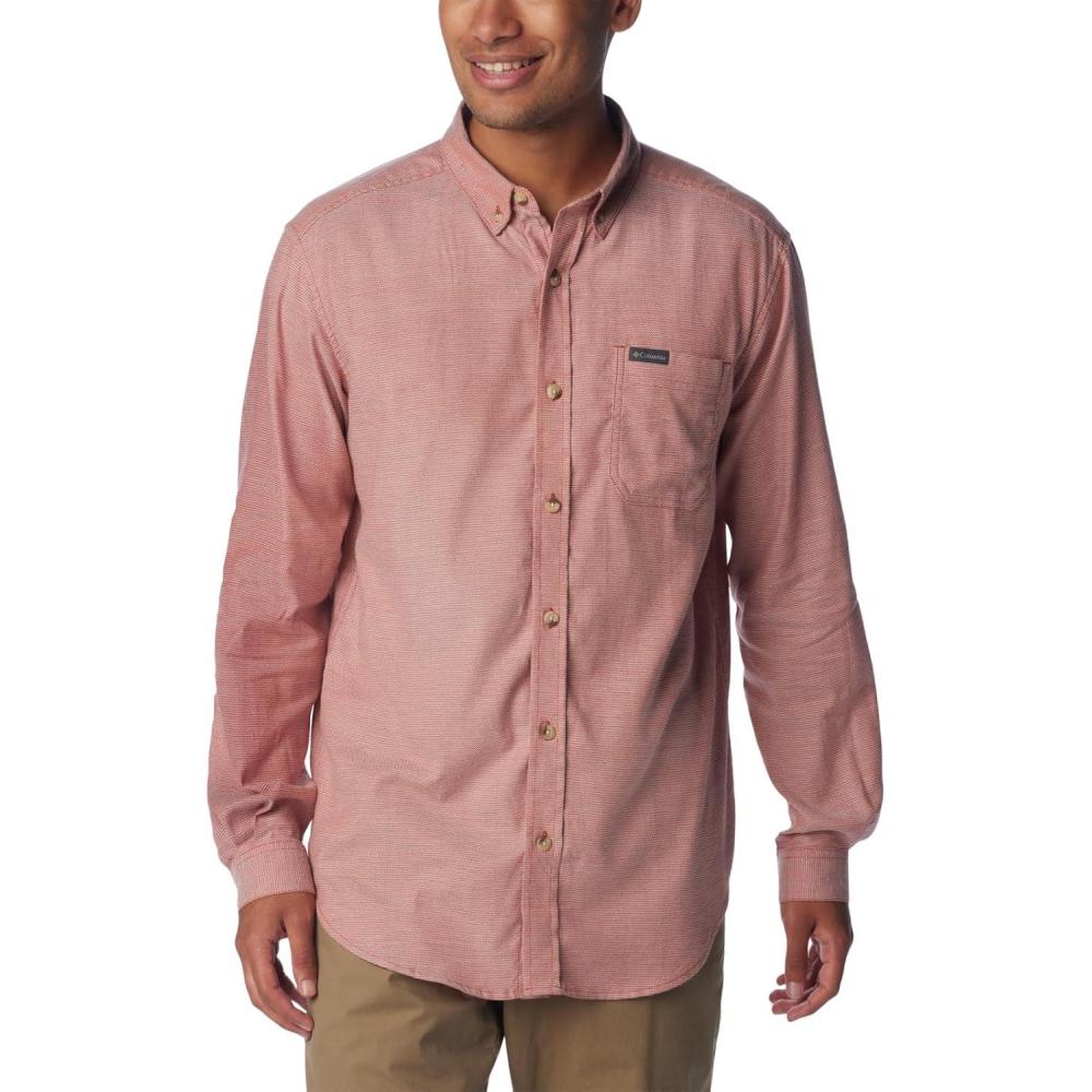 imageColumbia Mens Rapid Rivers Ii Long Sleeve ShirtWarp Red Oxford
