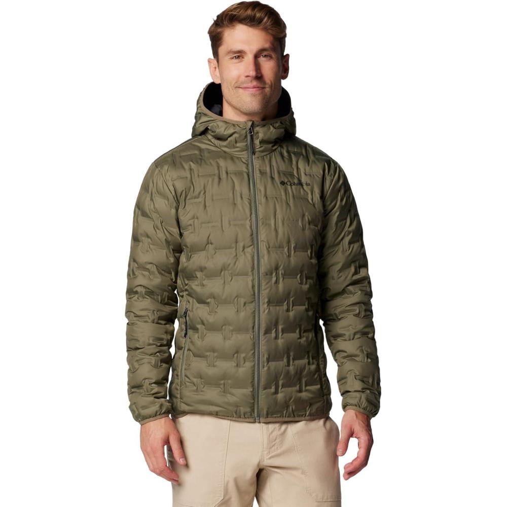imageColumbia mens Delta Ridge II Down Hooded JacketStone Green
