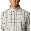 Columbia Men’s Rapid Rivers Ii Long Sleeve Shirt(Ancient Fossil Multi Gingham Black)