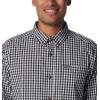 Columbia Men’s Rapid Rivers Ii Long Sleeve Shirt(Black Everyday Gingham)