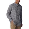 Columbia Men’s Rapid Rivers Ii Long Sleeve Shirt(Black Everyday Gingham)