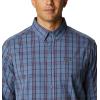 Columbia Men’s Rapid Rivers Ii Long Sleeve Shirt(Bluestone Tartan Grid)