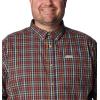 Columbia Men’s Rapid Rivers Ii Long Sleeve Shirt(Collegiate Navy 2 Everyday Gingham)