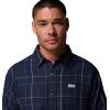 Columbia Men’s Rapid Rivers Ii Long Sleeve Shirt(Collegiate Navy Tattersall)