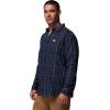 Columbia Men’s Rapid Rivers Ii Long Sleeve Shirt(Collegiate Navy Tattersall)